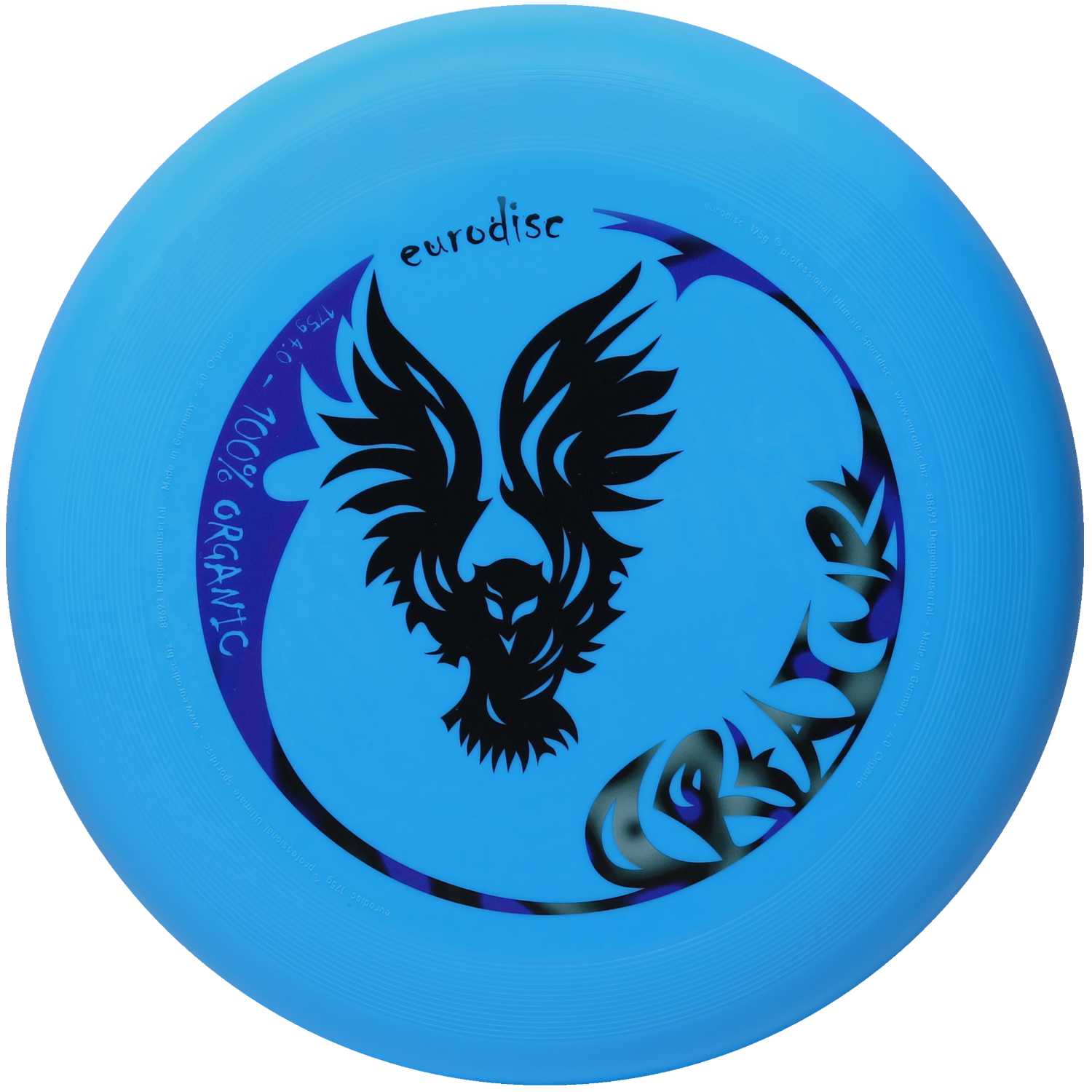 Eurodisc 175g 4.0 Organic 'Creature' Hellblau